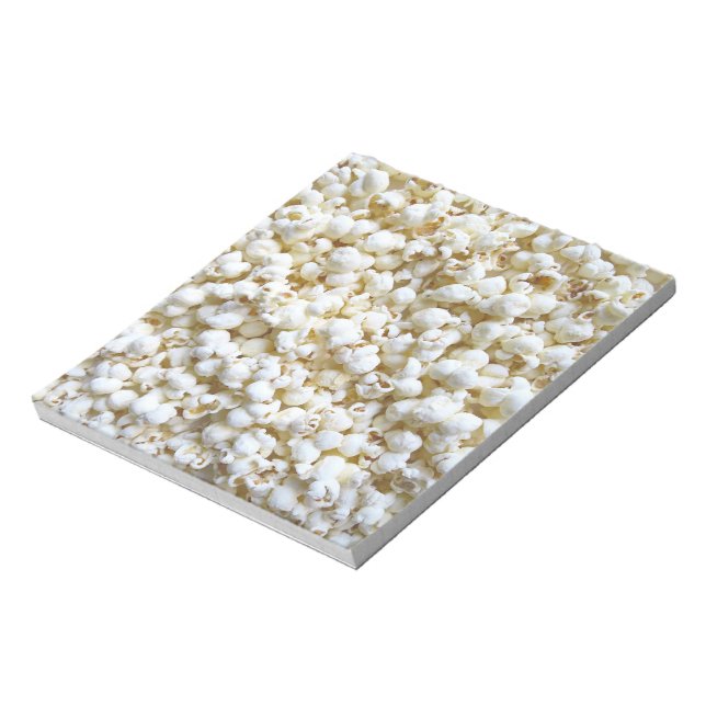 Bloco De Notas Decoração Brilhante da Fotografia de Popcorn (Invertido)