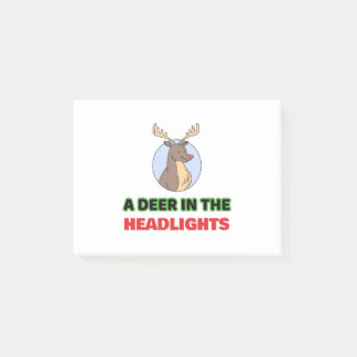 Bloco De Notas Deer in the headlight animal pun