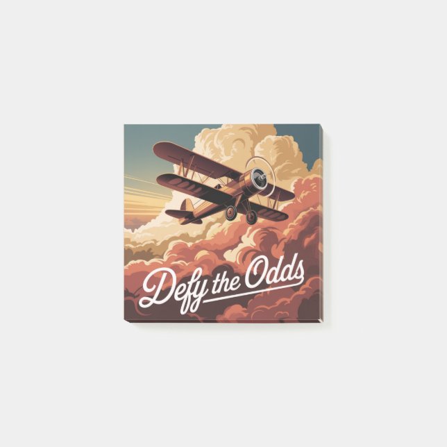 Bloco De Notas Defy The Odds (Frente)