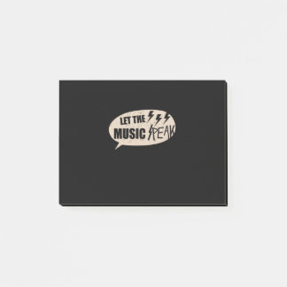 Bloco De Notas Deixe A Música Chegar Ao Máximo