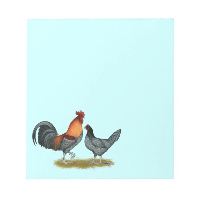 Bloco De Notas Delaware Blue Hen (Frente)