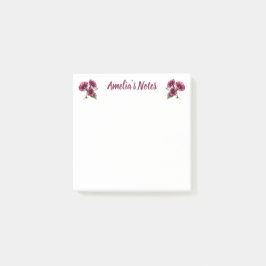 Bloco De Notas Delicate Morning Glory Floral Name