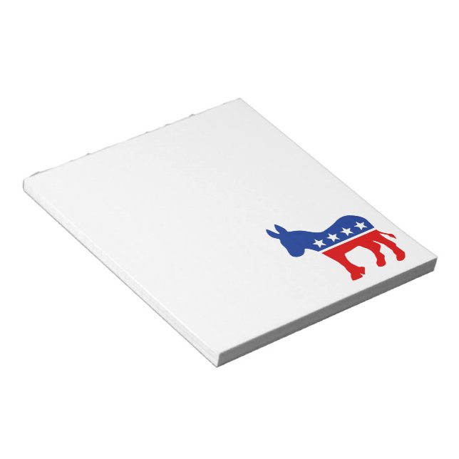 Bloco De Notas Democrata Donkey Notepad (Inclinado)
