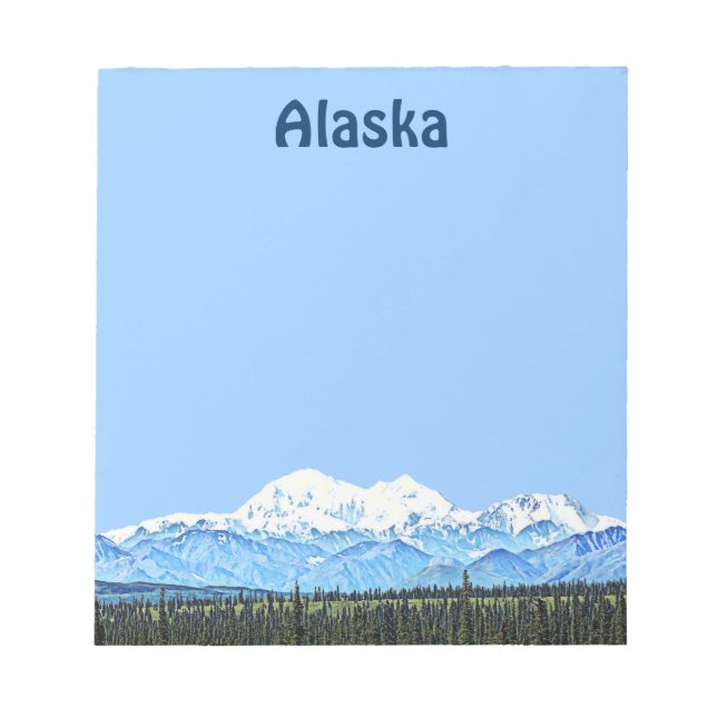 Bloco De Notas Denali (Monte McKinley) (Frente)