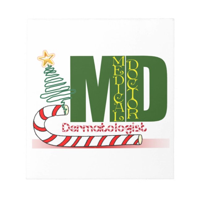 Bloco De Notas Dermatologista MERRY NATMAS (Frente)
