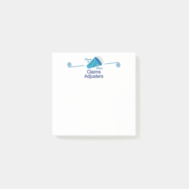Bloco De Notas Descubra os Ajustadores de Sinistros (Frente)