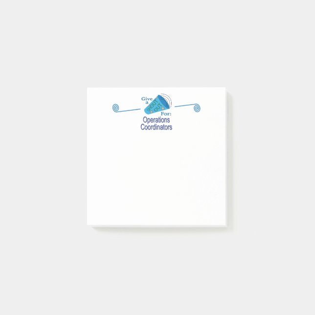 Bloco De Notas Descubra os Coordenadores de Operações (Frente)