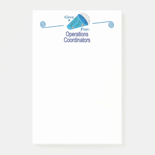 Bloco De Notas Descubra os Coordenadores de Operações (Frente)