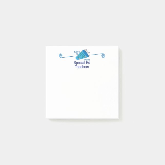 Bloco De Notas Descubra os Professores Especiais de Educação (Frente)