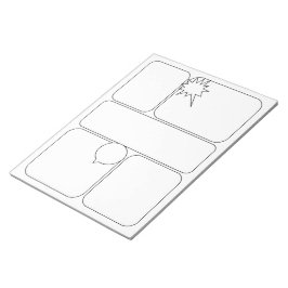 Bloco De Notas Desenhar Os Seus Próprios Modelos De Vazio De Hist