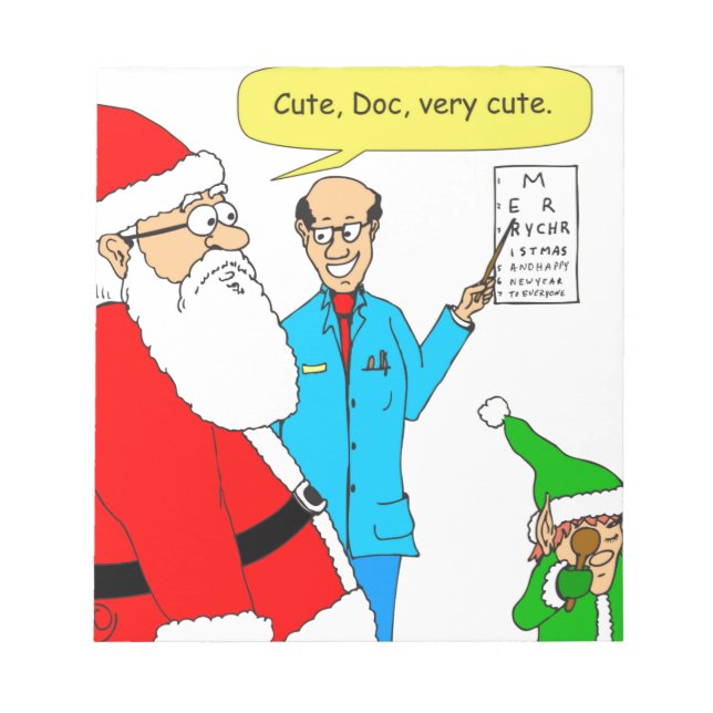 Bloco De Notas desenho animado oftalmológico agudo x80 (Frente)