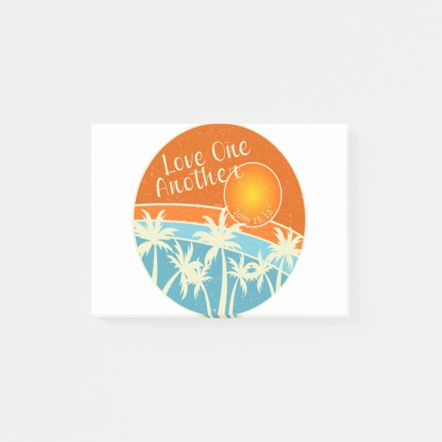 Bloco De Notas Desenho Cristão Amor ao Próximo (Frente)