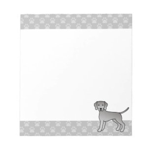Bloco De Notas Desenho de Cão e Bordas de Cinzas