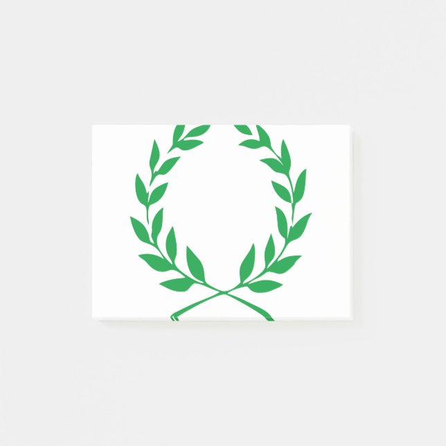 Bloco De Notas Desenho de Folha (Frente)