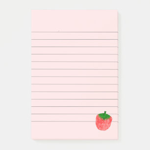 Bloco De Notas Desenho de Morango