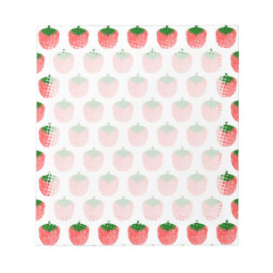 Bloco De Notas Desenho de Morango
