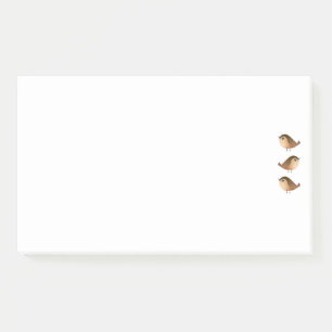 Bloco De Notas Desenho do Pássaro Pardal