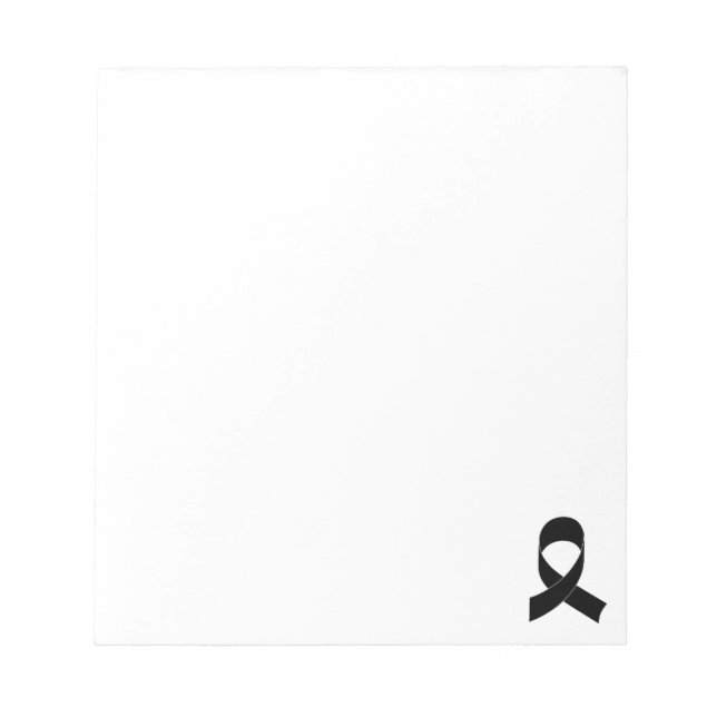 Bloco De Notas Desenho em Fita Preta Personalizado (Frente)