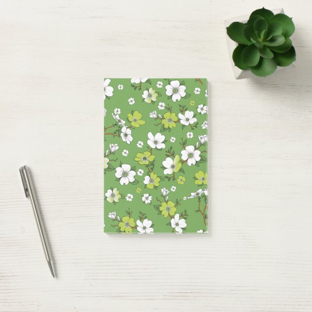 Bloco De Notas Desenho Floral 6 (Escritótio)