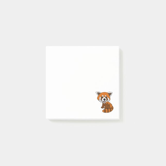 Bloco De Notas Desenhos animados engraçados bonitos da panda (Frente)