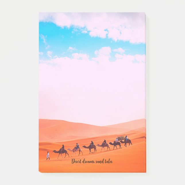 Bloco De Notas Desert Dreams, Sand Tales - (Frente)