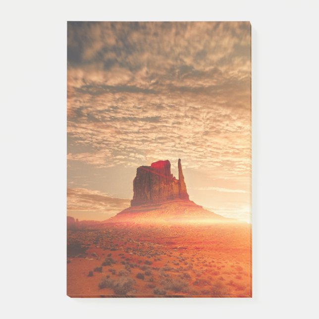 Bloco De Notas deserto americano ao amanhecer (Frente)