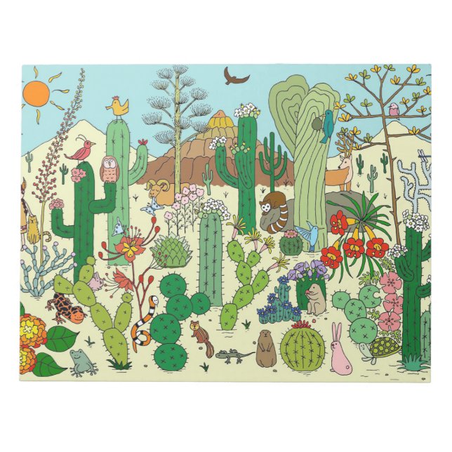 Bloco De Notas Deserto de arizona (Frente)