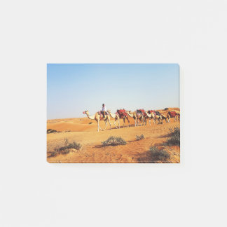 Bloco De Notas Deserto do Dubai e camelos