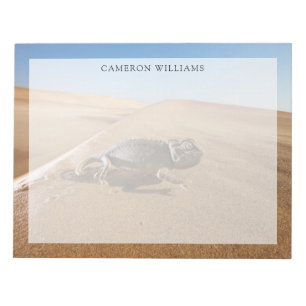 Bloco De Notas Desertos   Camaleão Namaqua no Deserto