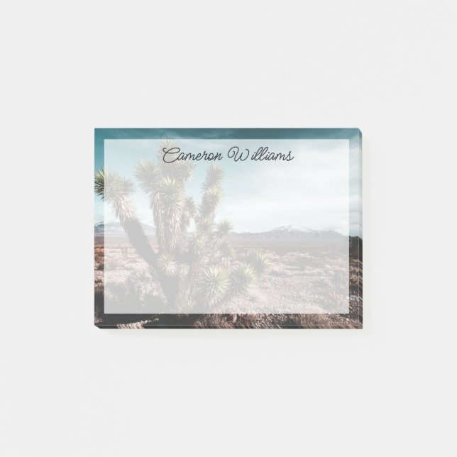 Bloco De Notas Desertos | Cholla Cactus (Frente)