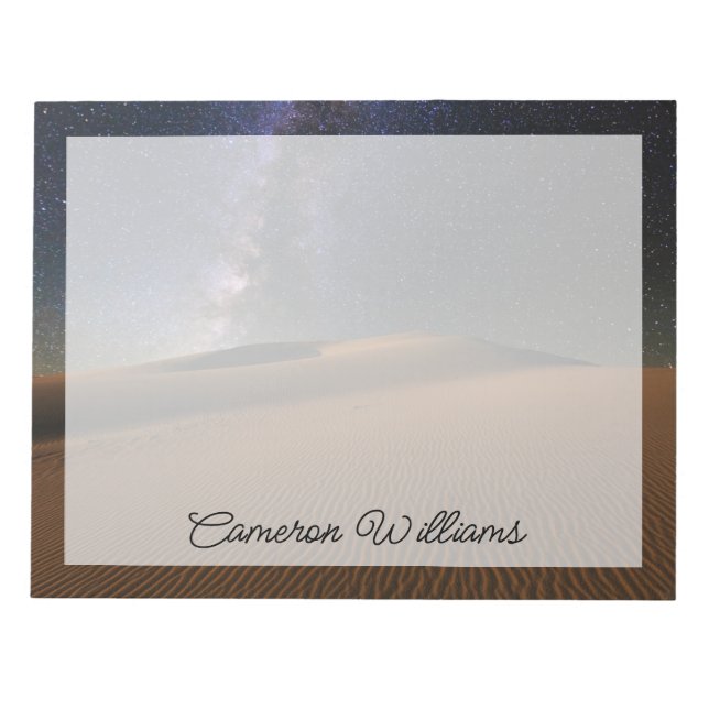 Bloco De Notas Desertos | Deserto de Gobi, Mongólia (Frente)