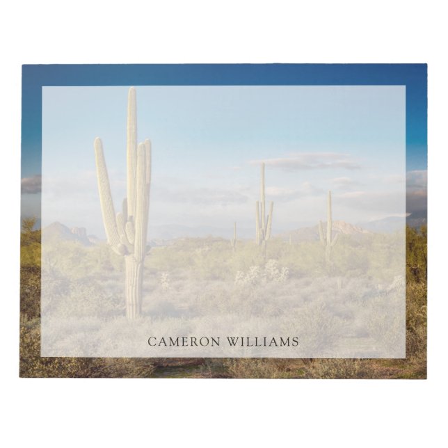 Bloco De Notas Desertos | Superstições, Arizona (Frente)