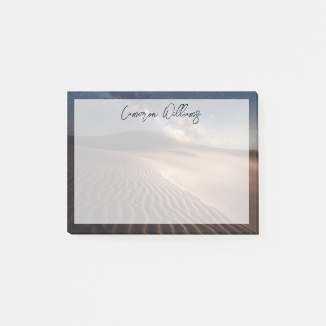 Bloco De Notas Deserts | Ordos City Mongolia China (Frente)