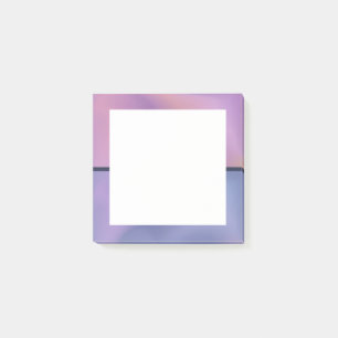 Bloco De Notas Design abstrato roxo e rosado moderno