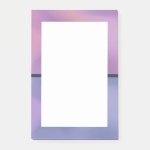 Bloco De Notas Design abstrato roxo e rosado moderno