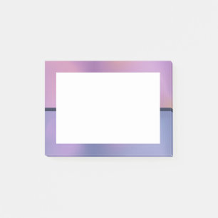 Bloco De Notas Design abstrato roxo e rosado moderno