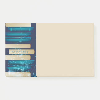 Bloco De Notas Design da pilha de livros Posta as notas