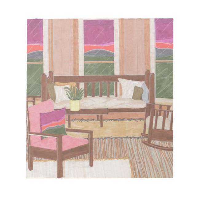 Bloco De Notas Design da sala interior (Frente)