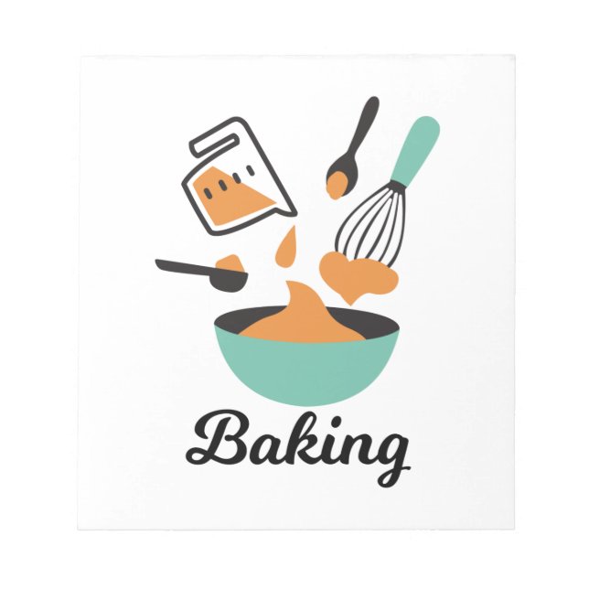 Bloco De Notas Design De Baking Para Boladores (Frente)