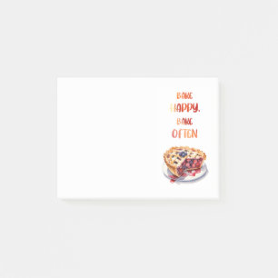 Bloco De Notas design de bolo doce