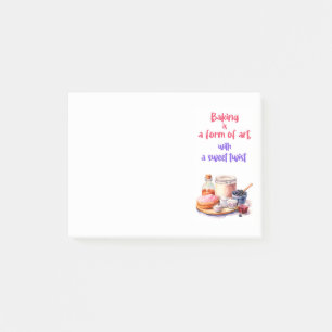 Bloco De Notas design de bolo doce
