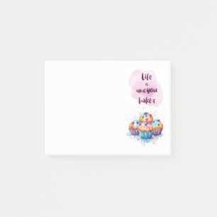Bloco De Notas design de bolo doce