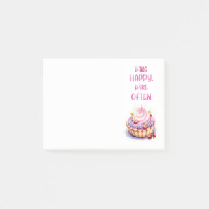 Bloco De Notas design de bolo doce