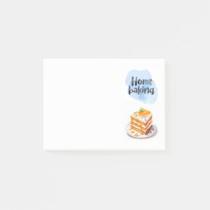 Bloco De Notas design de bolo doce