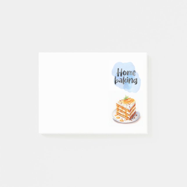 Bloco De Notas design de bolo doce (Frente)