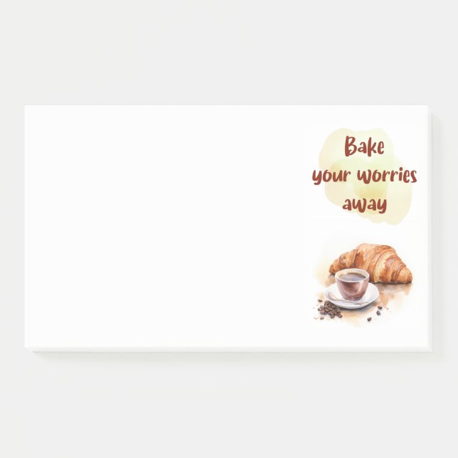 Bloco De Notas design de bolo doce (Frente)