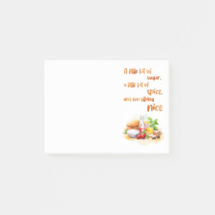 Bloco De Notas design de bolo doce