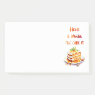 Bloco De Notas design de bolo doce