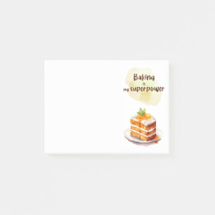 Bloco De Notas design de bolo doce