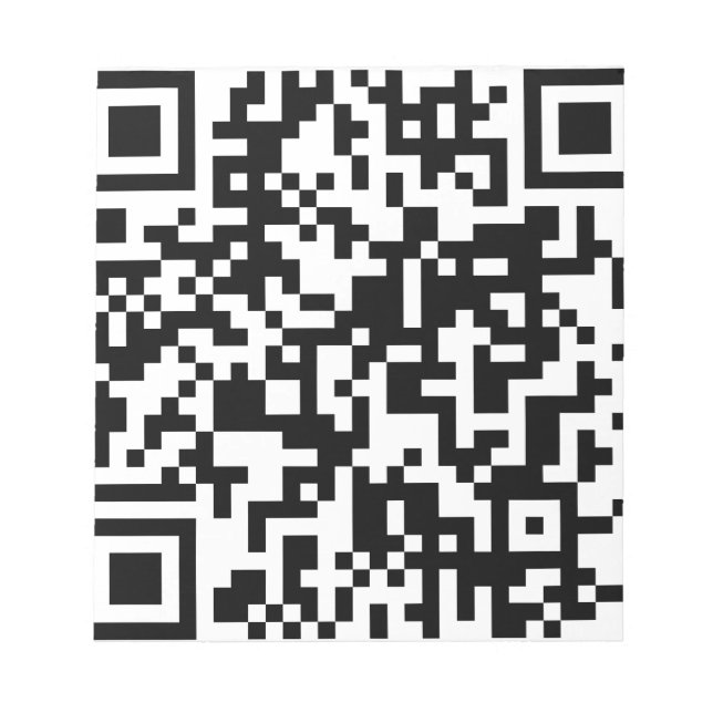 Bloco De Notas Design de código QR (Frente)